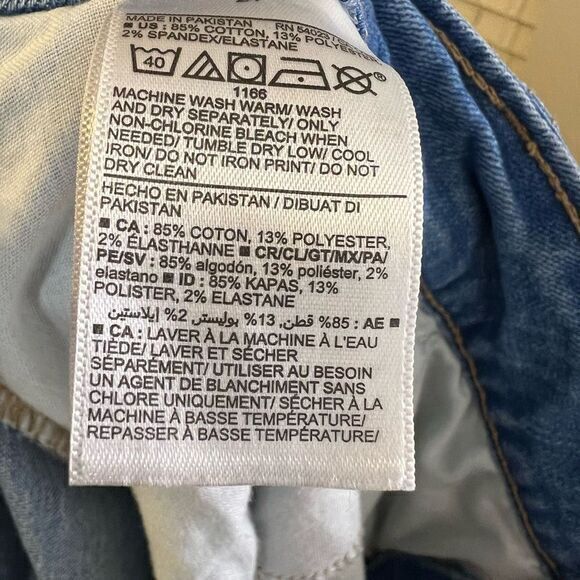 Old Navy Women's High Rise Jeans Rockstar Skinny‎ Secret Smooth Pocket 24 Blue - Picture 6 of 7